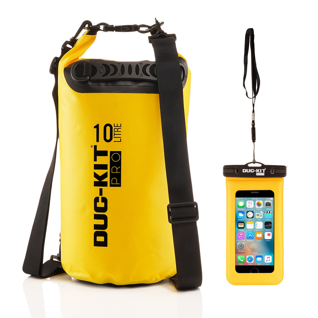 DKP 10 Litre Premium Dry Bag + Waterproof Smart Phone Case